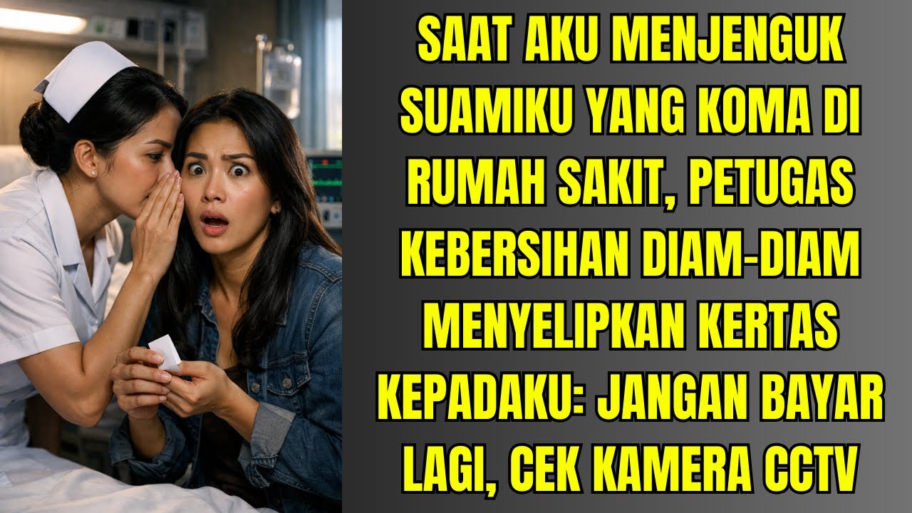 PETUGAS KEBERSIHAN DIAM-DIAM MENYELIPKAN KERTAS KEPADAKU: JANGAN BAYAR LAGI..