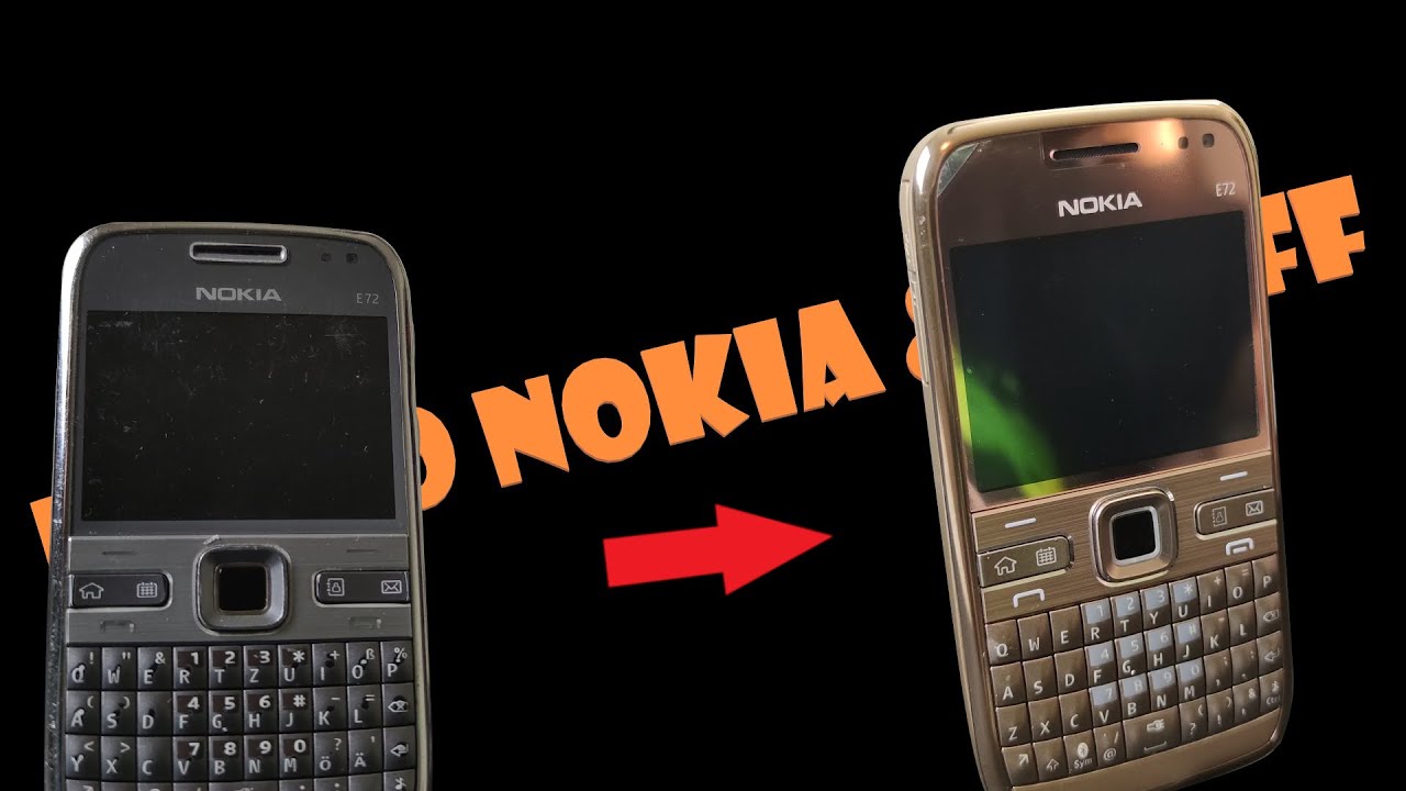 Восстановление Nokia E72 | Реставрация №4K