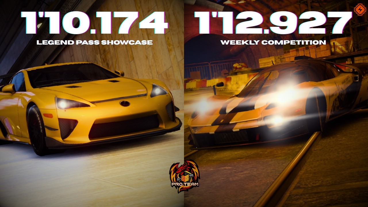 2 Uptown Laps - LFA Nürburgring Package [1'10.174] & 004C [OC, 1'12.927] | Asphalt Legends
