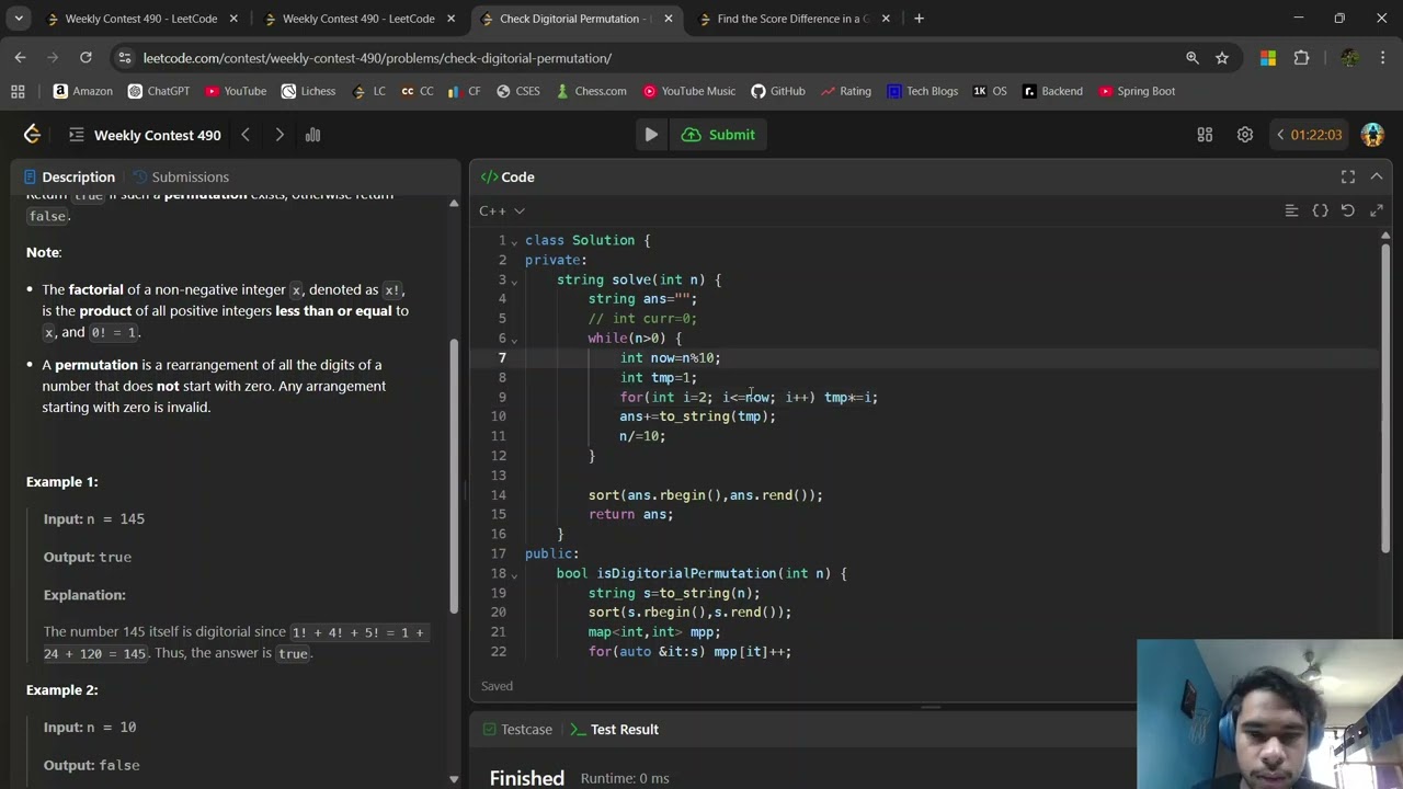 Leetcode Weekly Contest 490 (All Killed) | Screencast