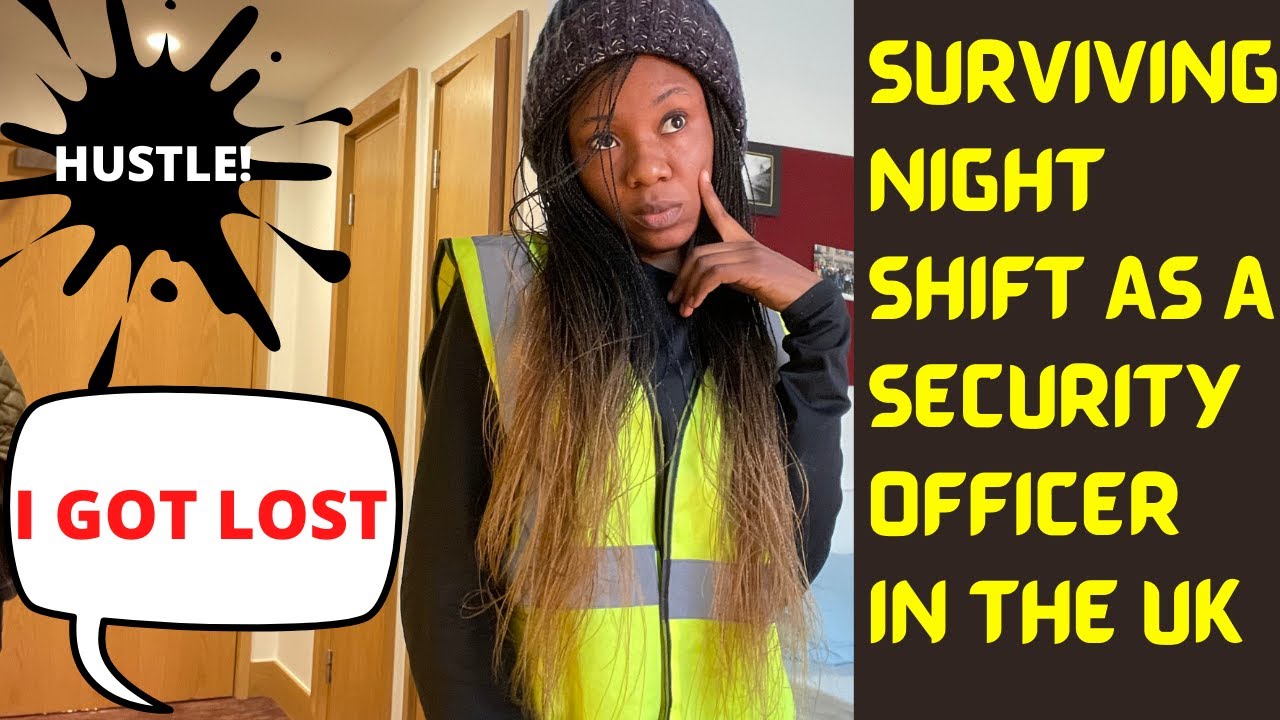 Working Overnight As A Security Officer In The UK 🇬🇧 And Getting Lost. International Student Hustle.