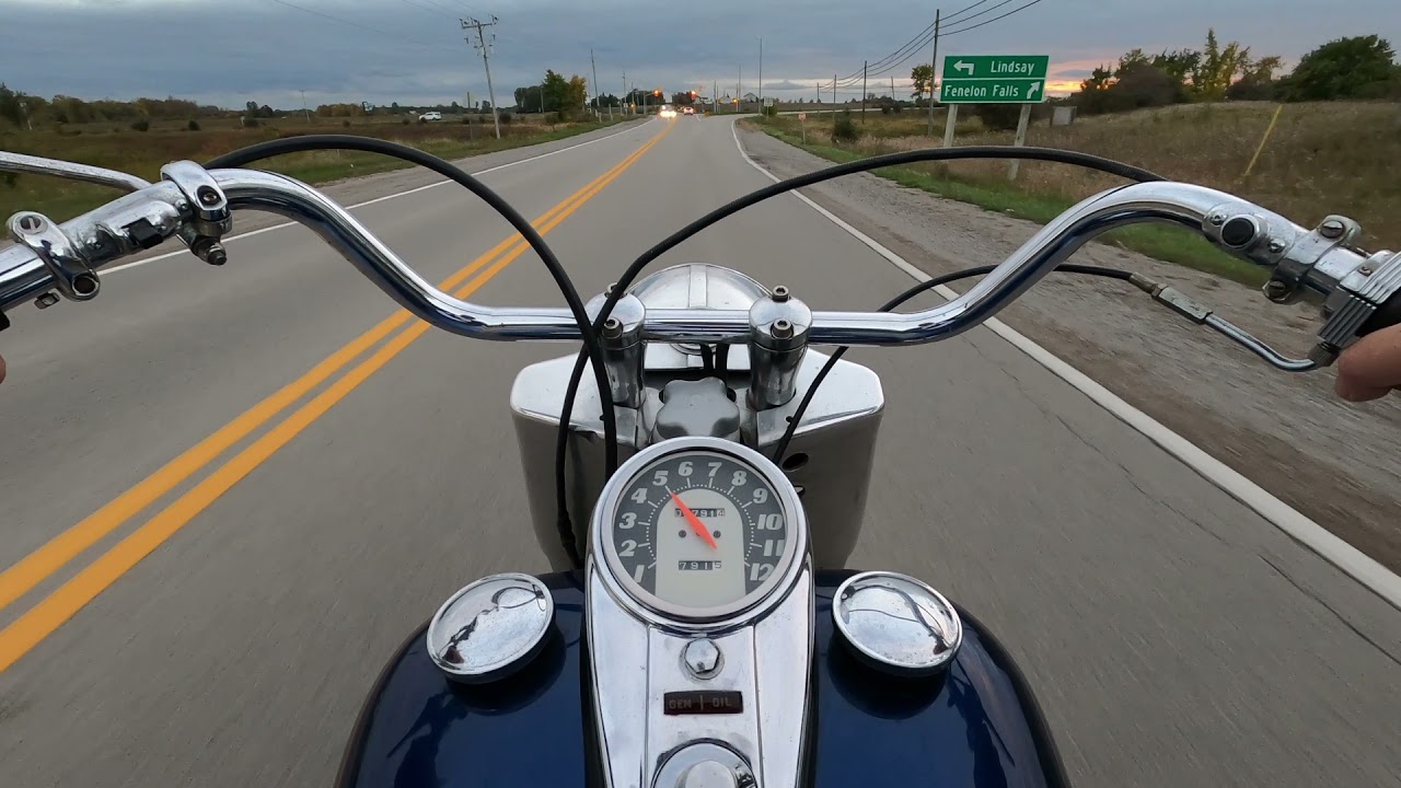 Harley Panhead Ride