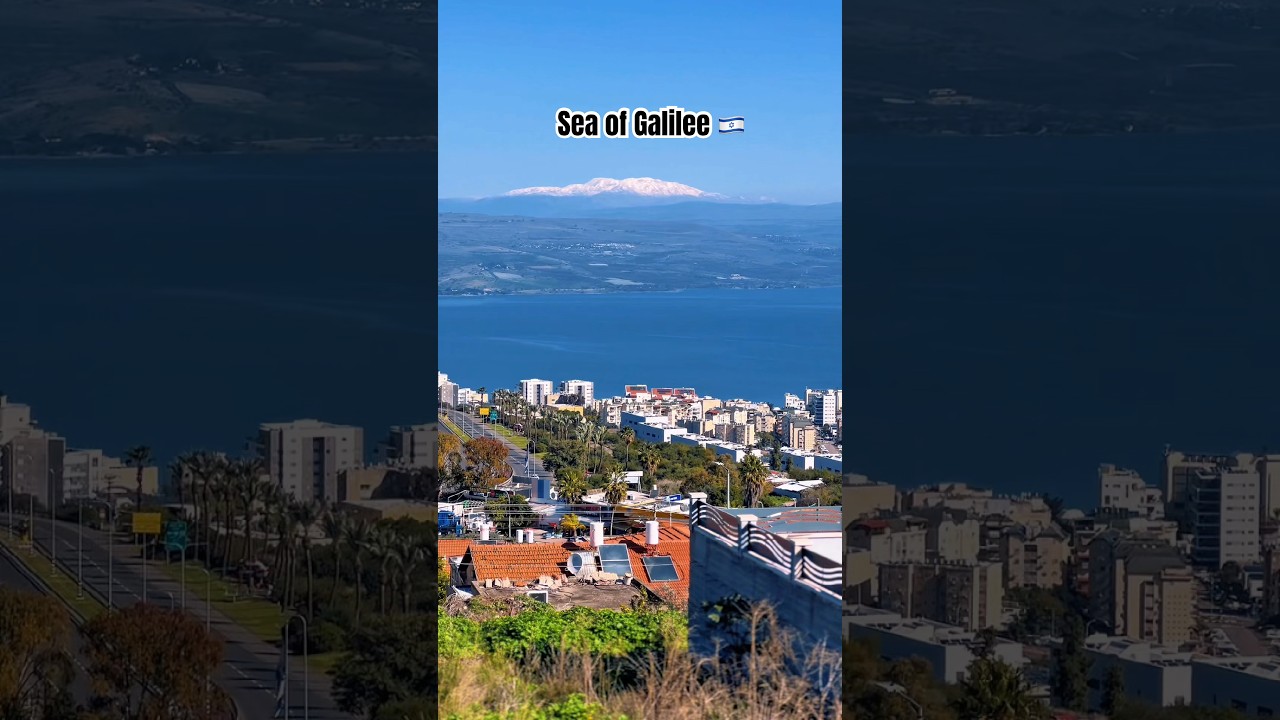 Sea of Galilee🇮🇱 Where ancient waters meet timeless promises: the serene beauty #Israel #Jerusalem