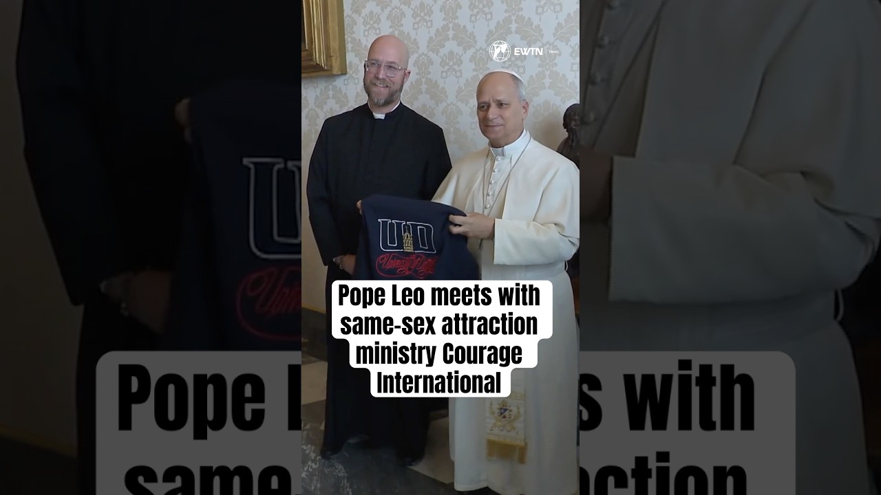 Pope Leo XIV meets with same-sex attraction ministry Courage International at the Vatican