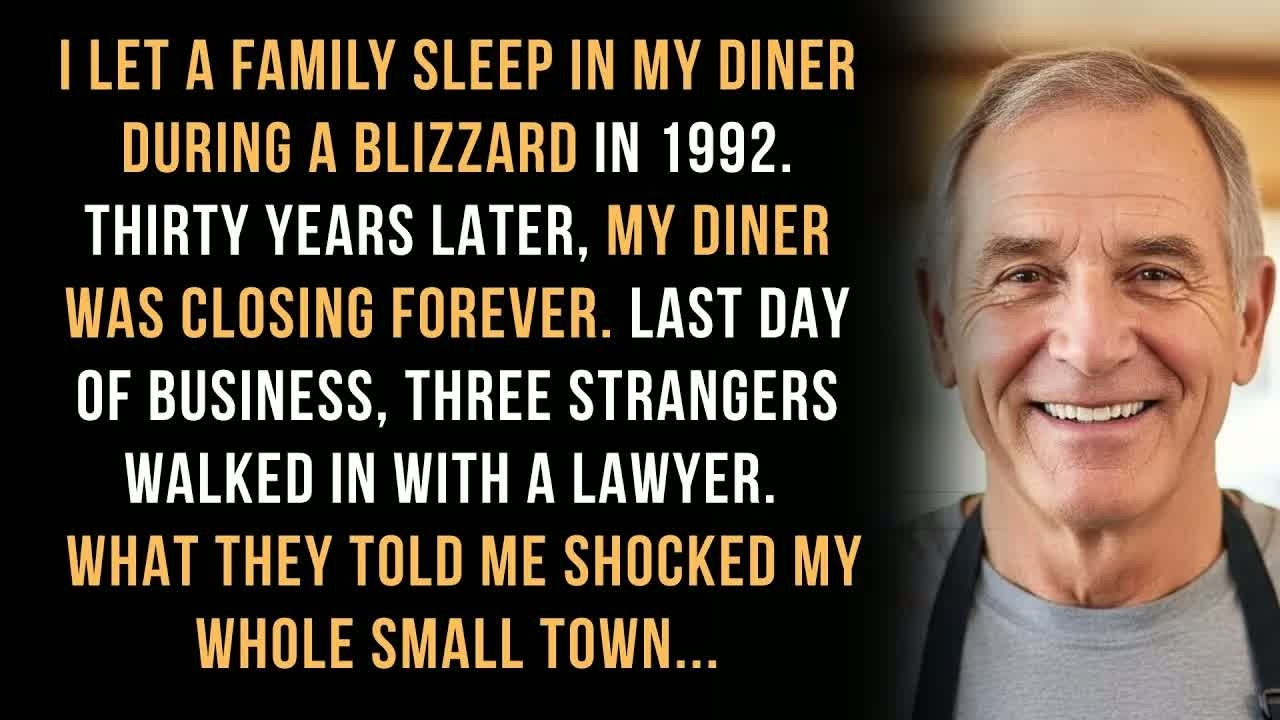 I Let Them Sleep in My Diner in 1992. 30 Years Later They Showed Up the Day I Was Closing It Forever
