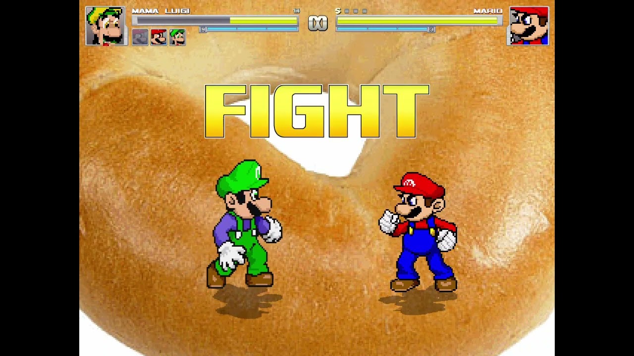 MUGEN Survival #133: SSB SMW TV Mario Bros e SSB SMW TV Mario Bros V2.0(em Turnos)