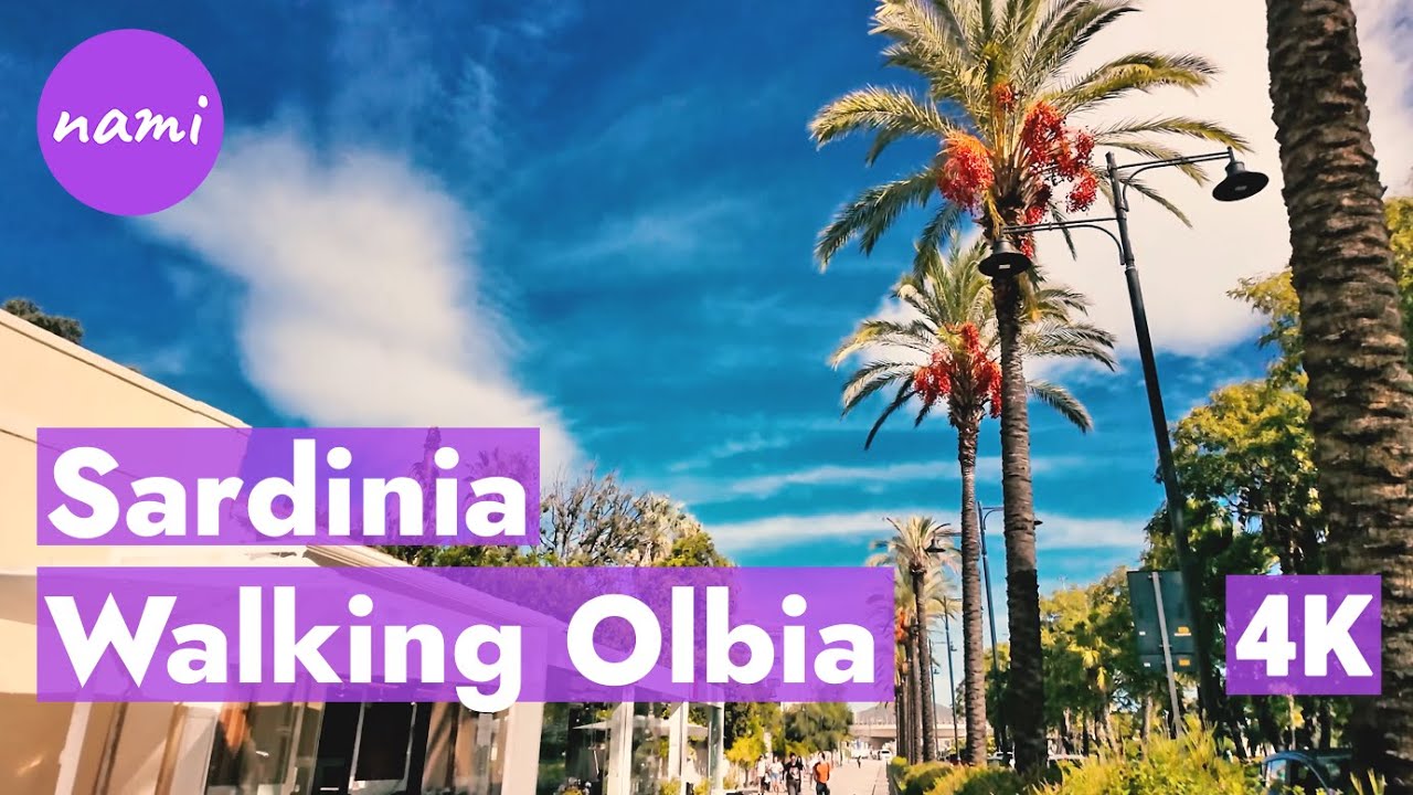 🏝 Spacer po porcie i star&oacute;wce Olbii | Relaksujący spacer miejski na Sardynii 4K