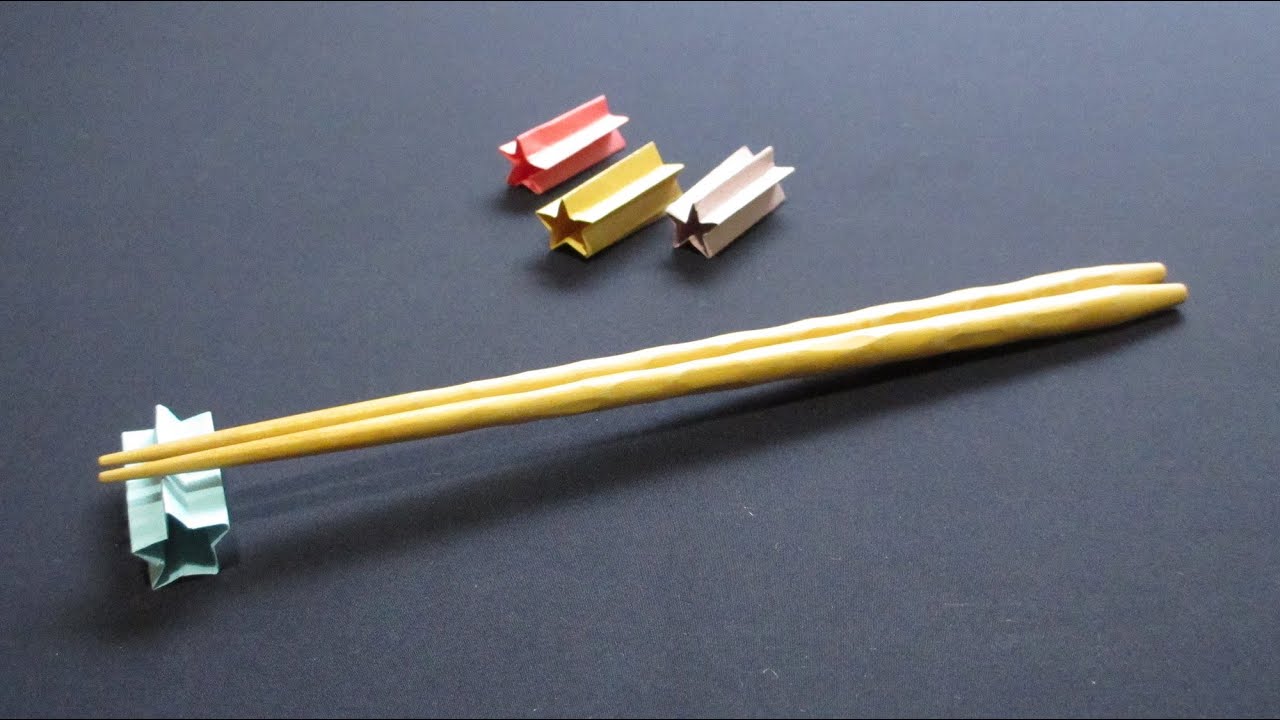 折り紙で作る箸置き~7月流れ星~[How to ORIGAMI] Orijinal Shooting star