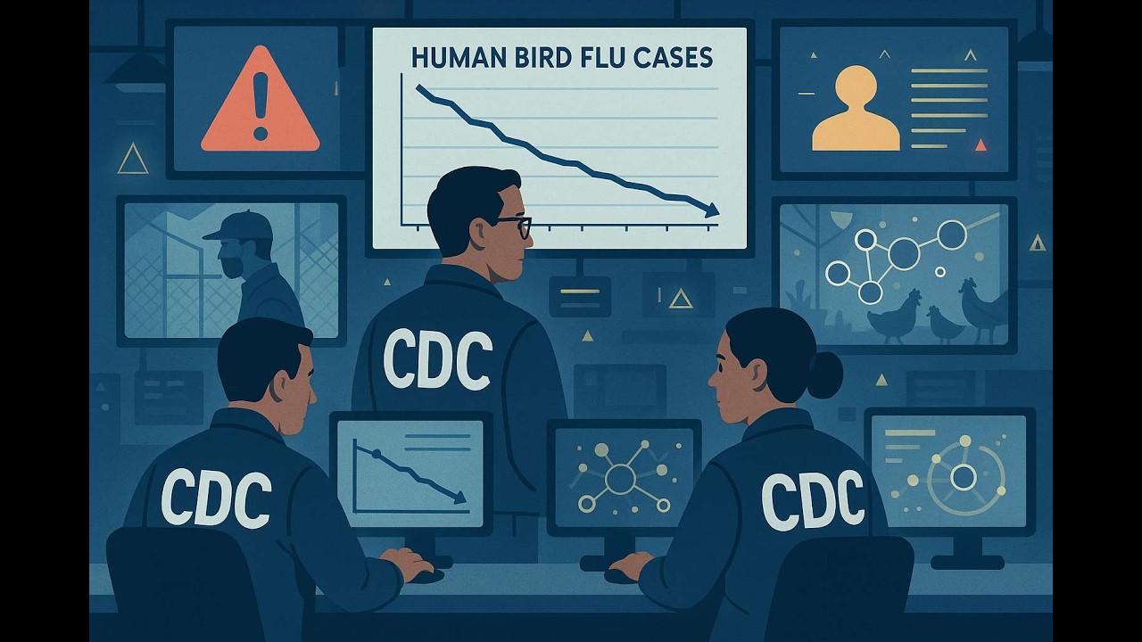 CDC Bird Flu Alert   Why Human Cases Have Suddenly Dropped in 2025