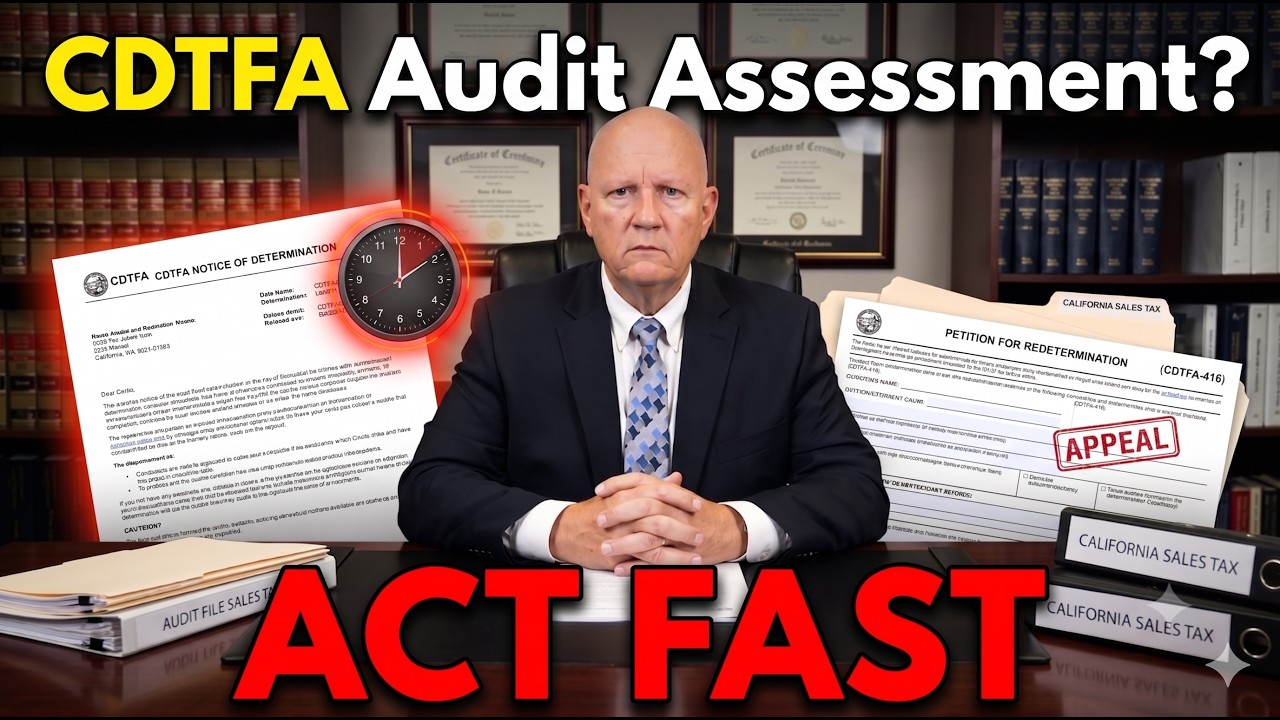 CDTFA-416 Petition for Redetermination &mdash; Challenge a California Sales Tax Assessment the Right Way