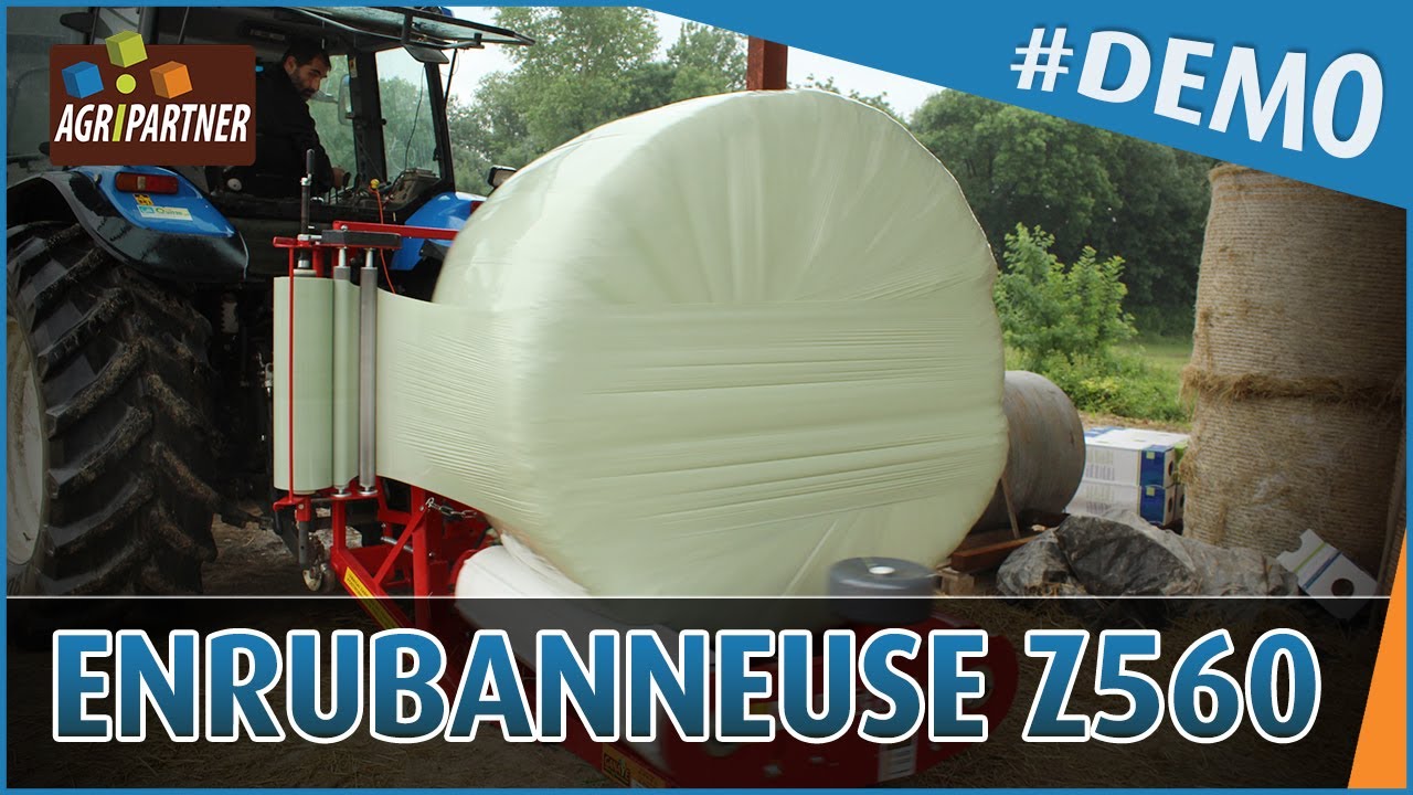 [DÉMO] Enrubanneuse Portée Stationnaire Z560 Metal-Fach by Agripartner