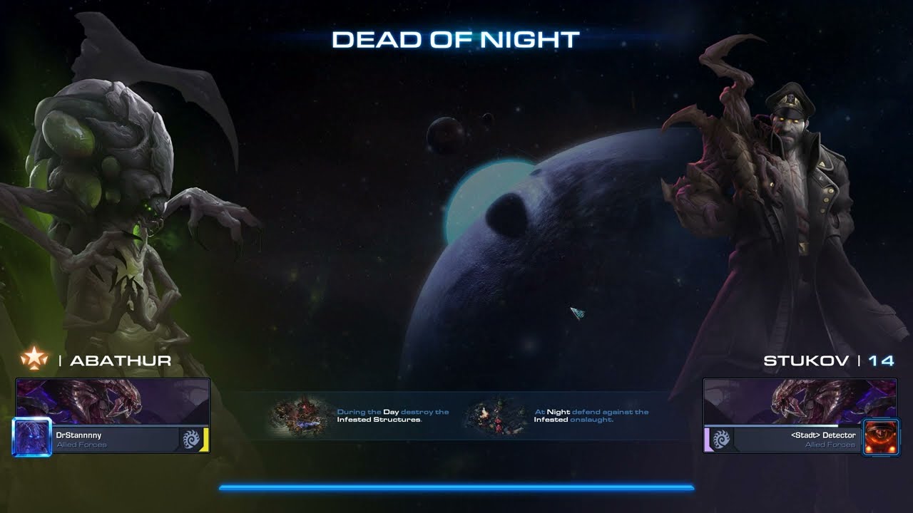 StarCraft 2 Co-Op Abathur lvl 1000 Brutal+Bonus. The fastest Dead of Night!