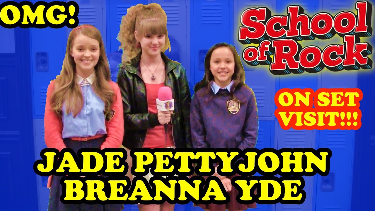Sneaking ON SET to Visit JADE PETTYJOHN and BREANNA YDE at School of Rock