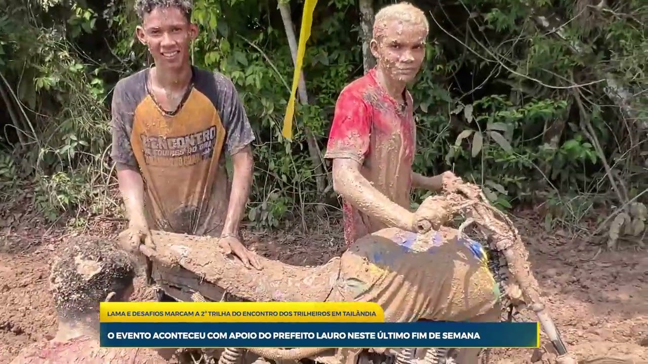 Lama e desafios marcam a 2ª Trilha do Encontro dos Trilheiros em Tailândia
