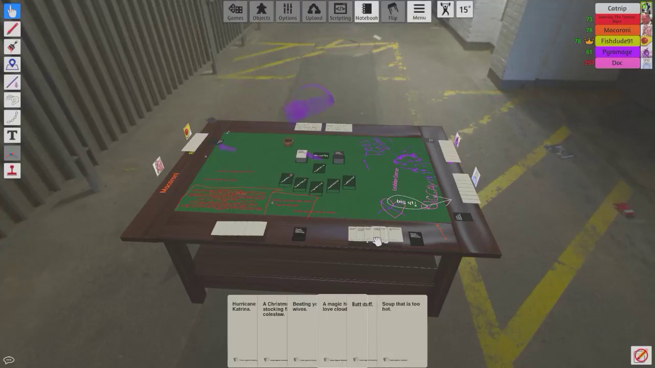 vr in tabletop sim