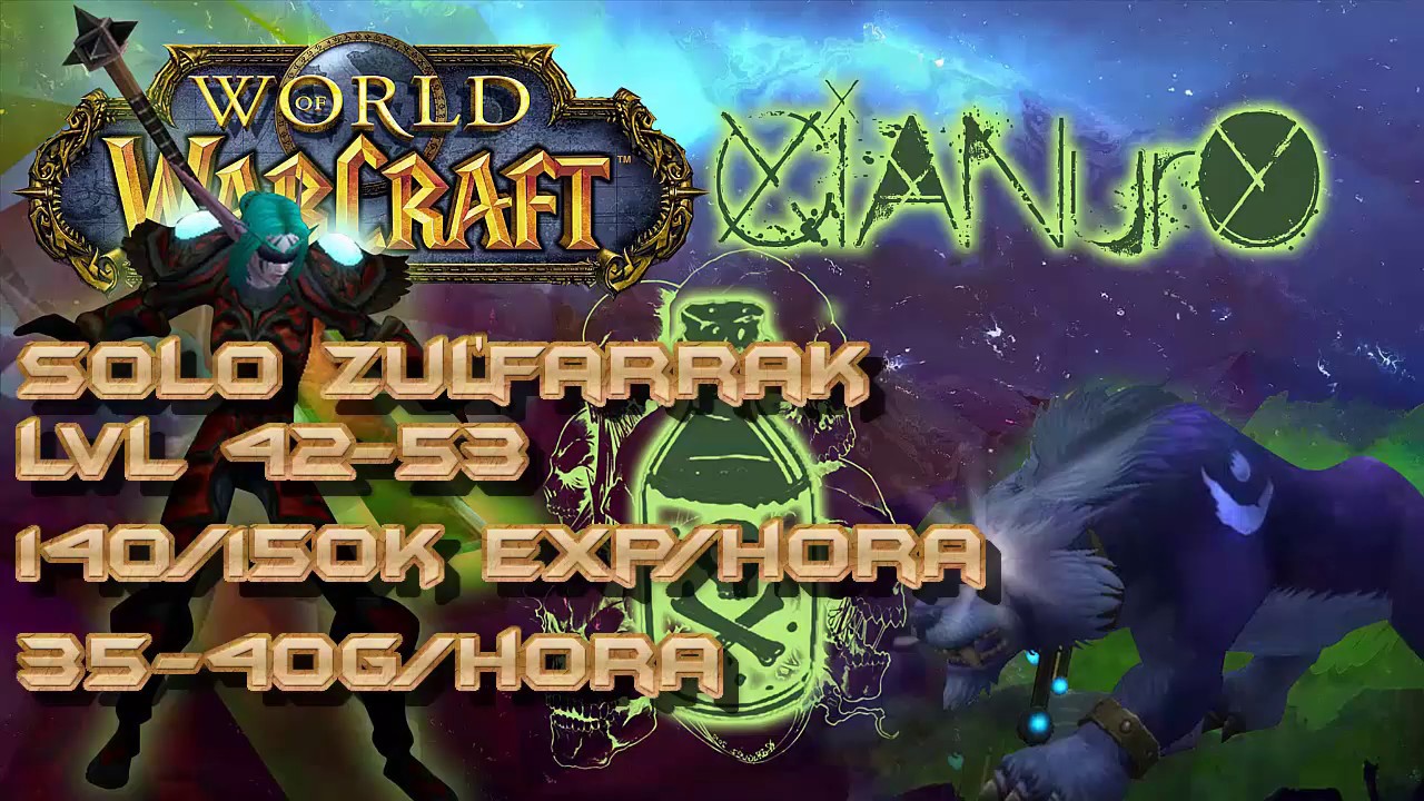 Guía: SOLO zul'farrak en 1 pull lvl 42-52 en español