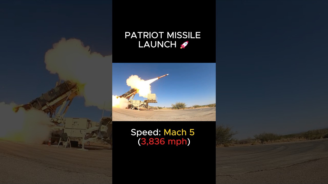 The Sound of a Mach 5 Patriot Missile! 🚀💥 #shorts