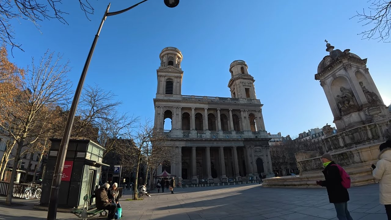 Sunday Walking in Paris 🇫🇷 | Saint-Sulpice Scenic Walk + Sights & Sounds