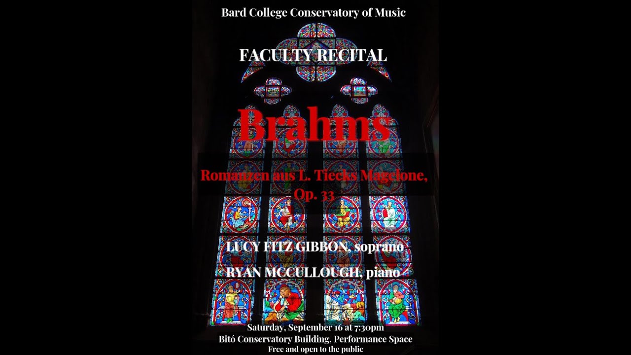 Faculty Recital: Lucy Fitz Gibbon & Ryan McCullough - Brahms Project
