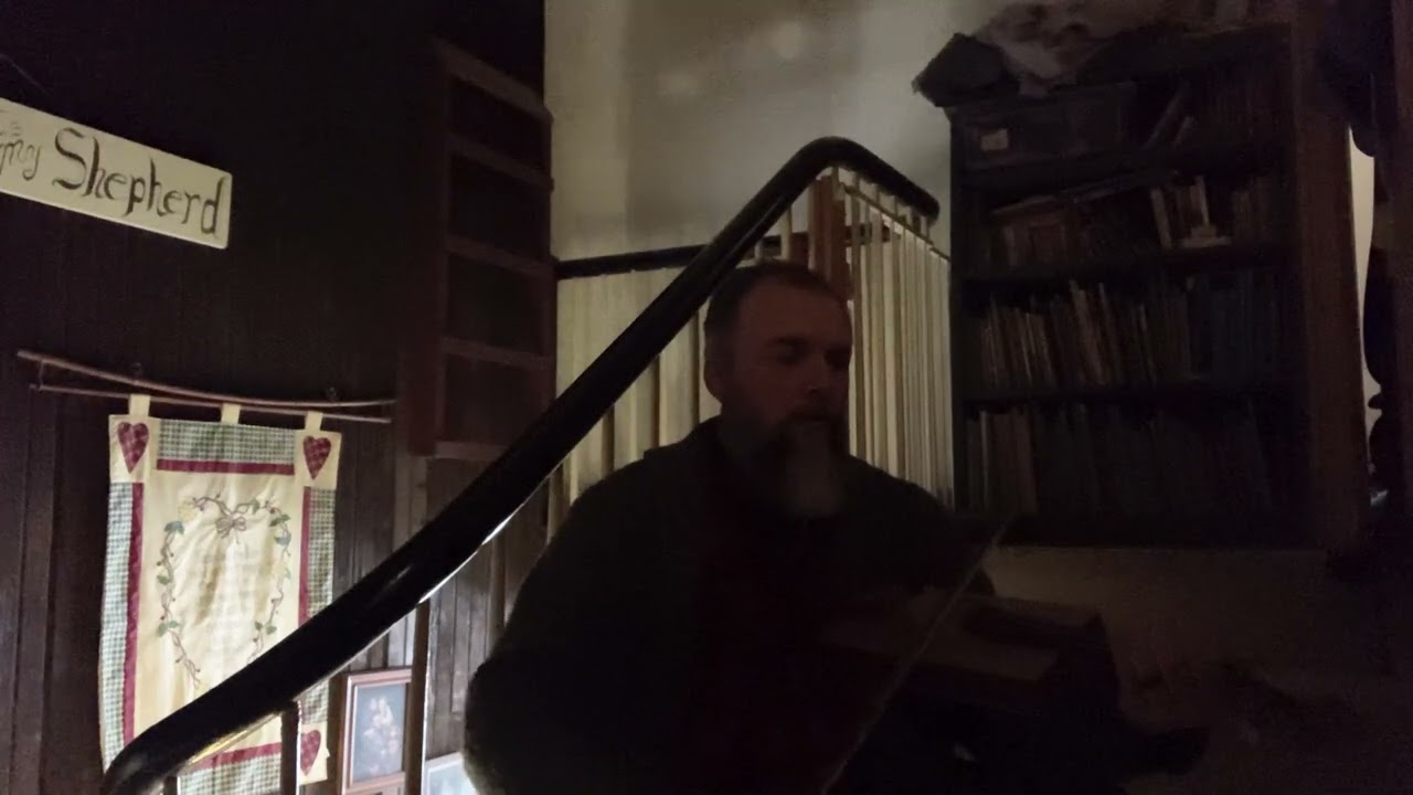 “Old Black Joe”.  By Stephen Foster 1860. On cigar box fiddle.