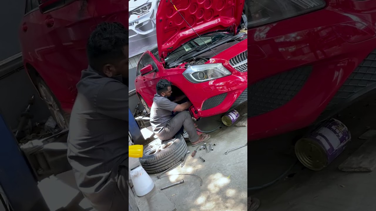 MERCEDES A180 I SHOCK ABSORBER REPLACEMENT I KARSENZ I CHENNAI I #shorts