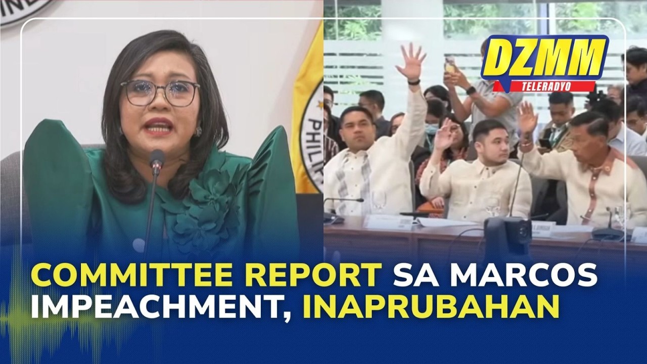 House panel approves report junking 2 impeachment complaints vs Marcos |  (09 February 2026)