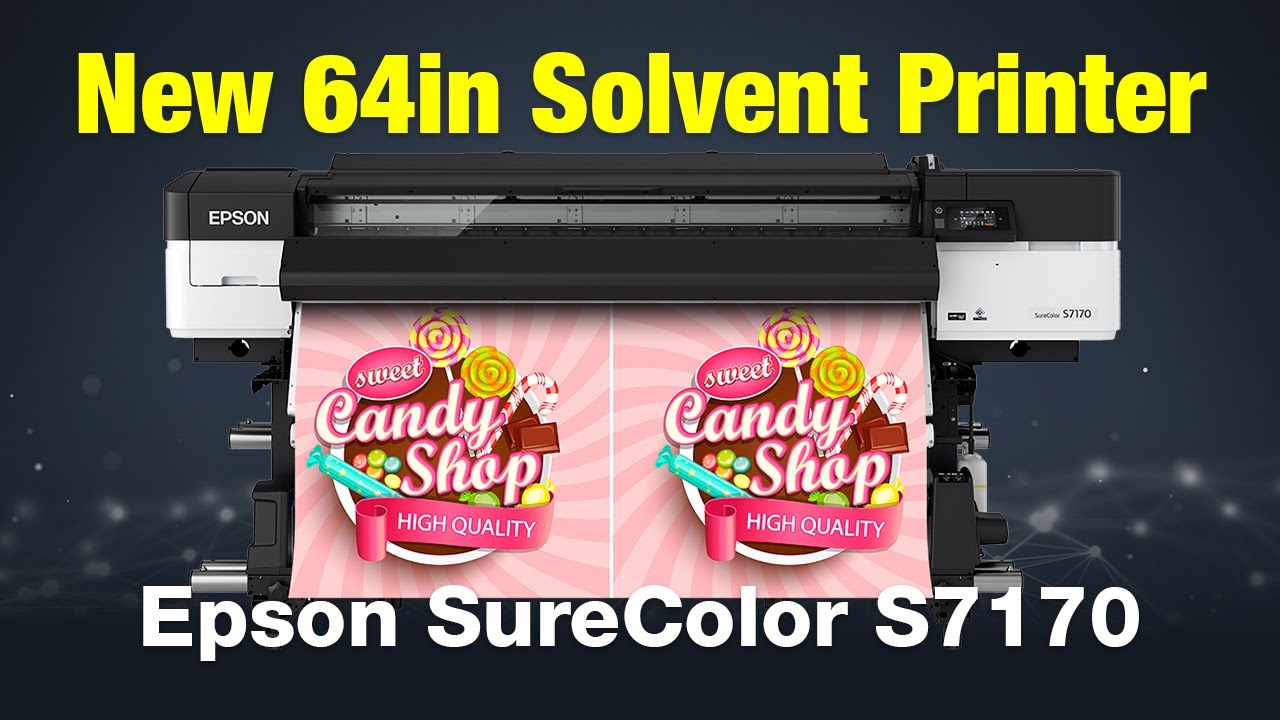 Представляем сольвентный принтер Epson SureColor S7170 шириной 64 дюйма