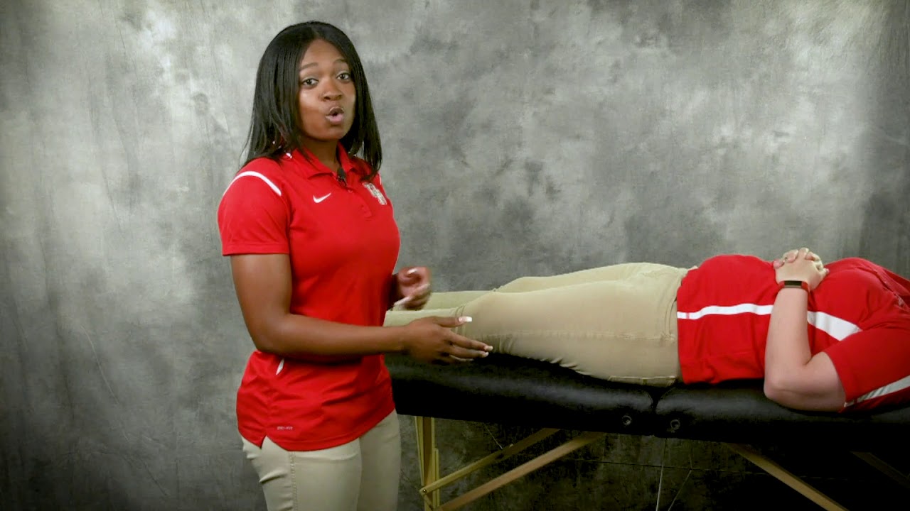 The Valgus stress test of the knee