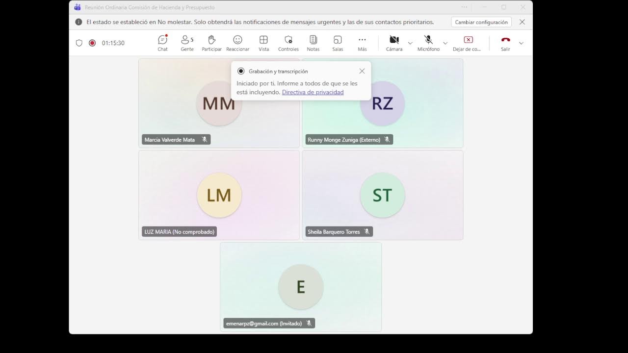 Reunión Ordinaria de la Comisión de Hacienda y Presupuesto 004-2026