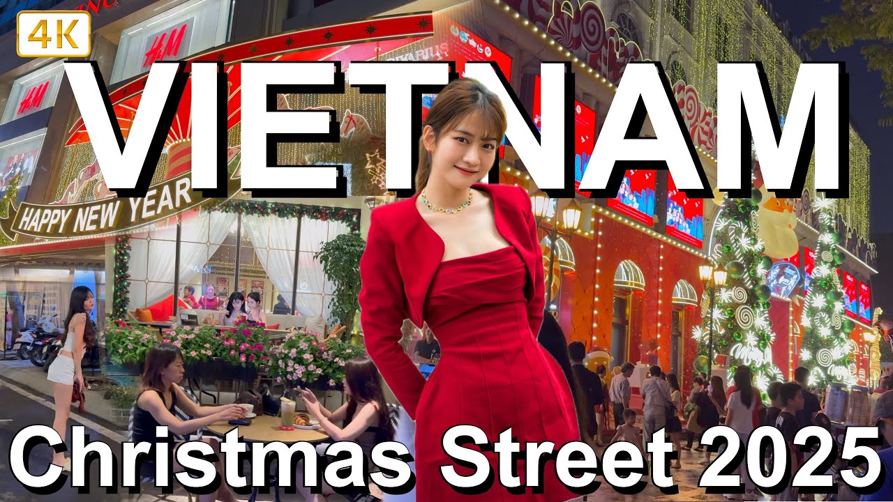 Winter in Vietnam 🇻🇳 Ho Chi Minh City Walking to Tourist Spots 2025