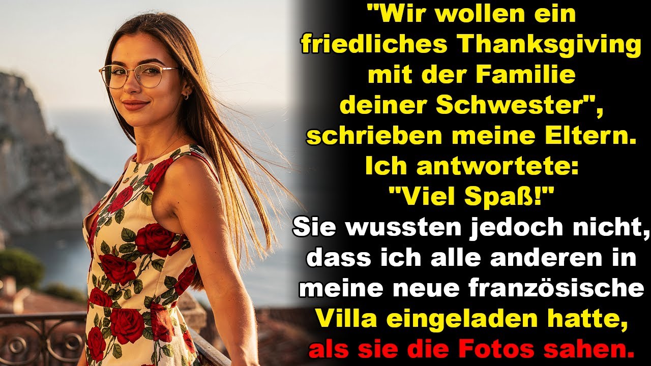 „Wir wollen ein friedliches Thanksgiving mit der Familie deiner Schwester“, schrieben meine Eltern.