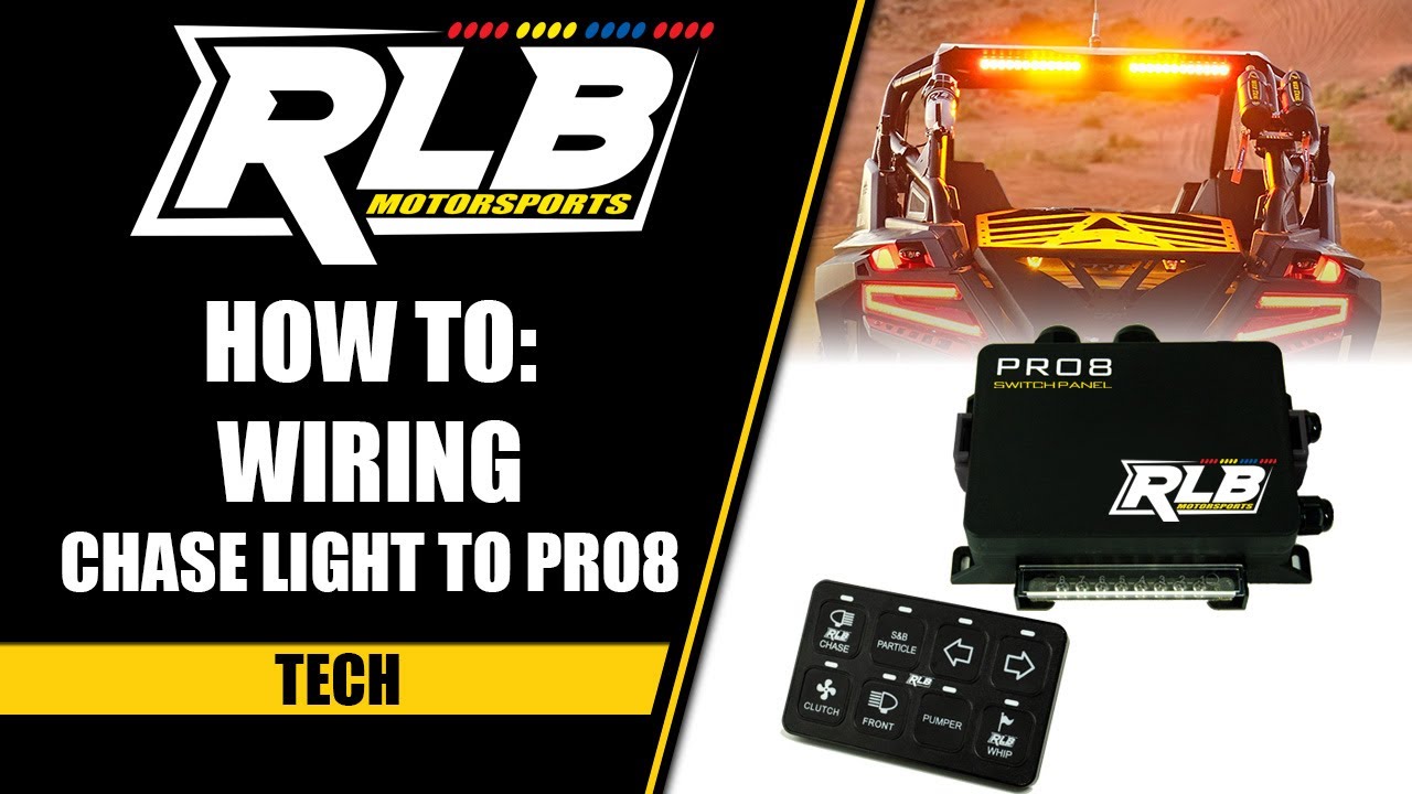 How to Wire an RLB Motorsports Chase Light to the PRO8 Switch Panel: Step-by-Step Guide