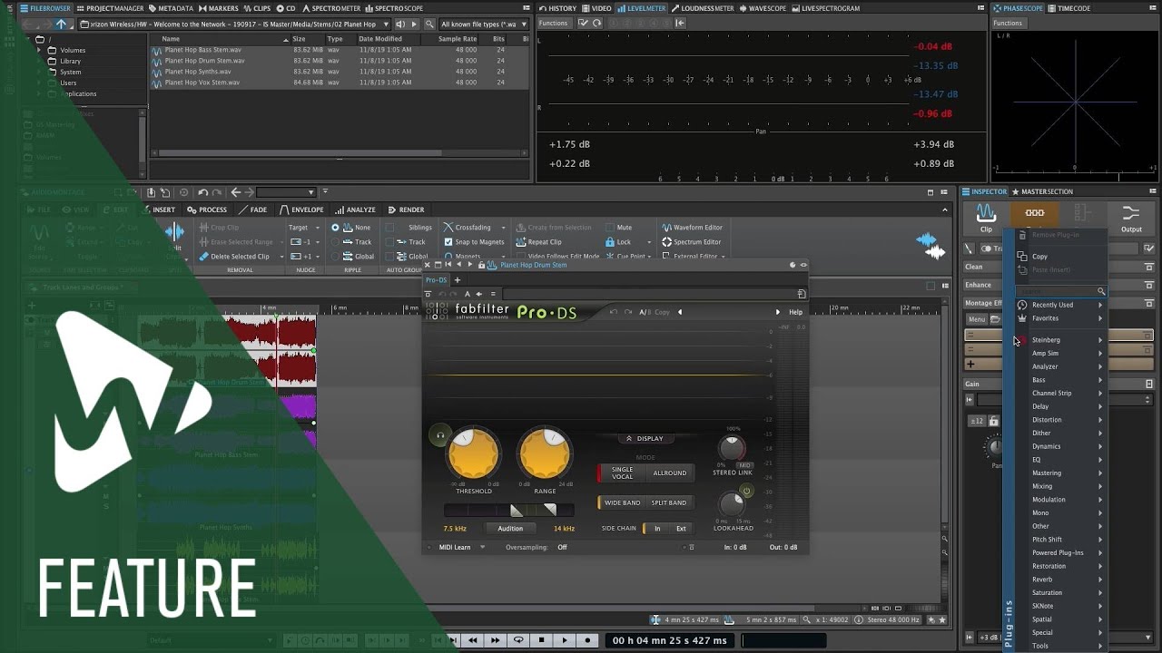Track Lanes and Groups for Stem Mastering Workflows | New Features in WaveLab 11