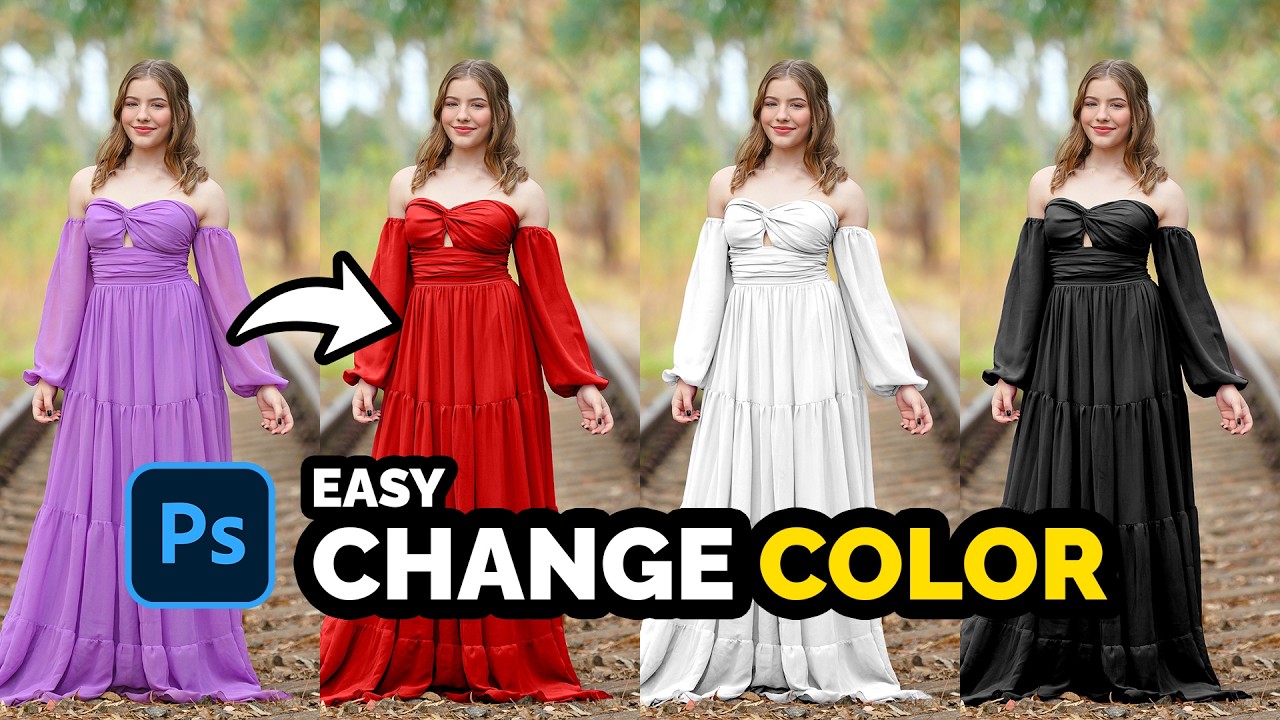 How to Change Color of Clothes in Photoshop | Photoshop Tutorial