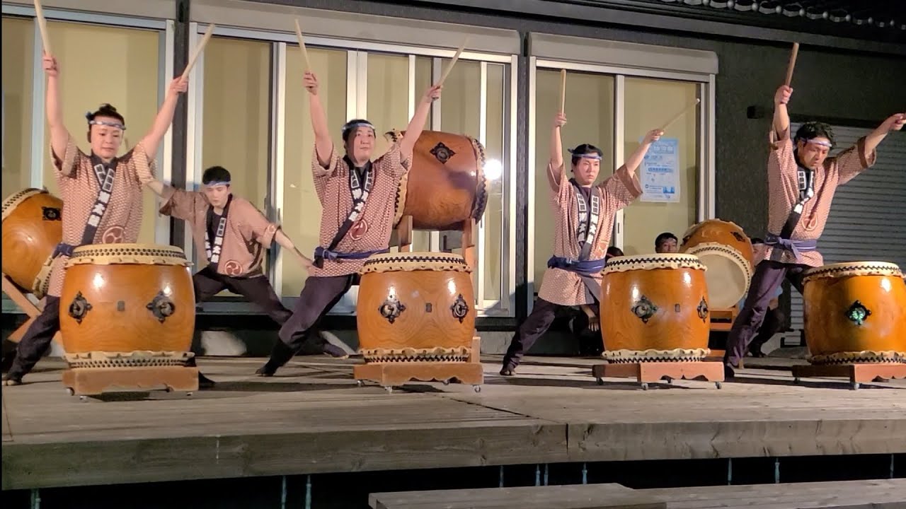 湯の神 きつね太鼓　【2025.08.02】　瀬波温泉納涼祭　瀬波温泉潮太鼓