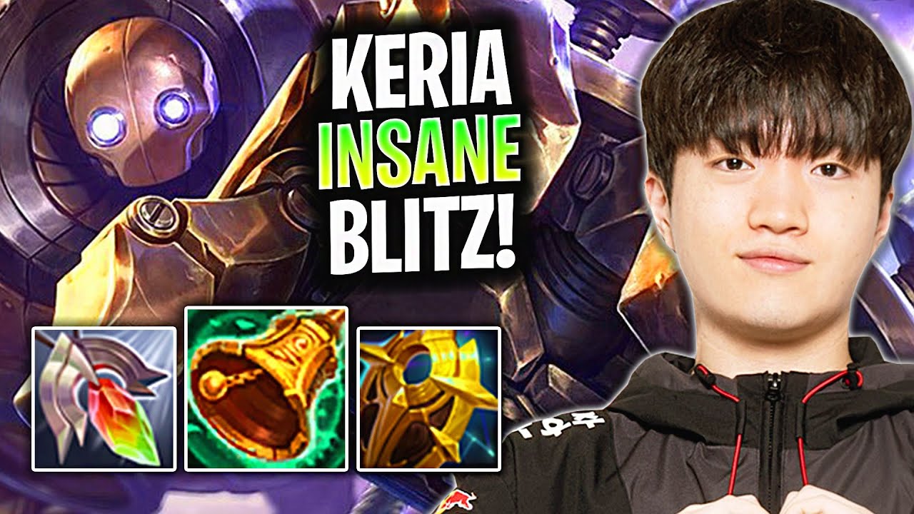 KERIA IS INSANE WITH BLITZCRANK! | T1 Keria Plays Blitzcrank Support vs Braum! Season 2025