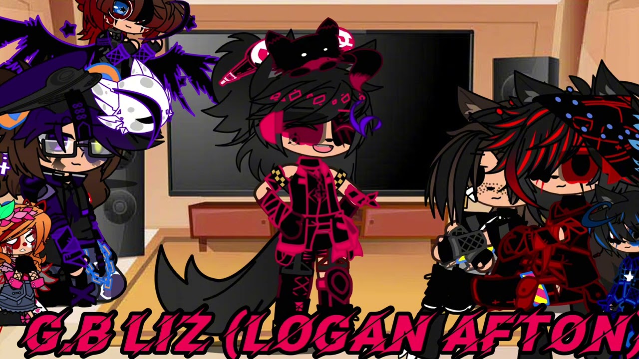 The Afton kids + Axel react to Lizbeth’s shapeshifter forms