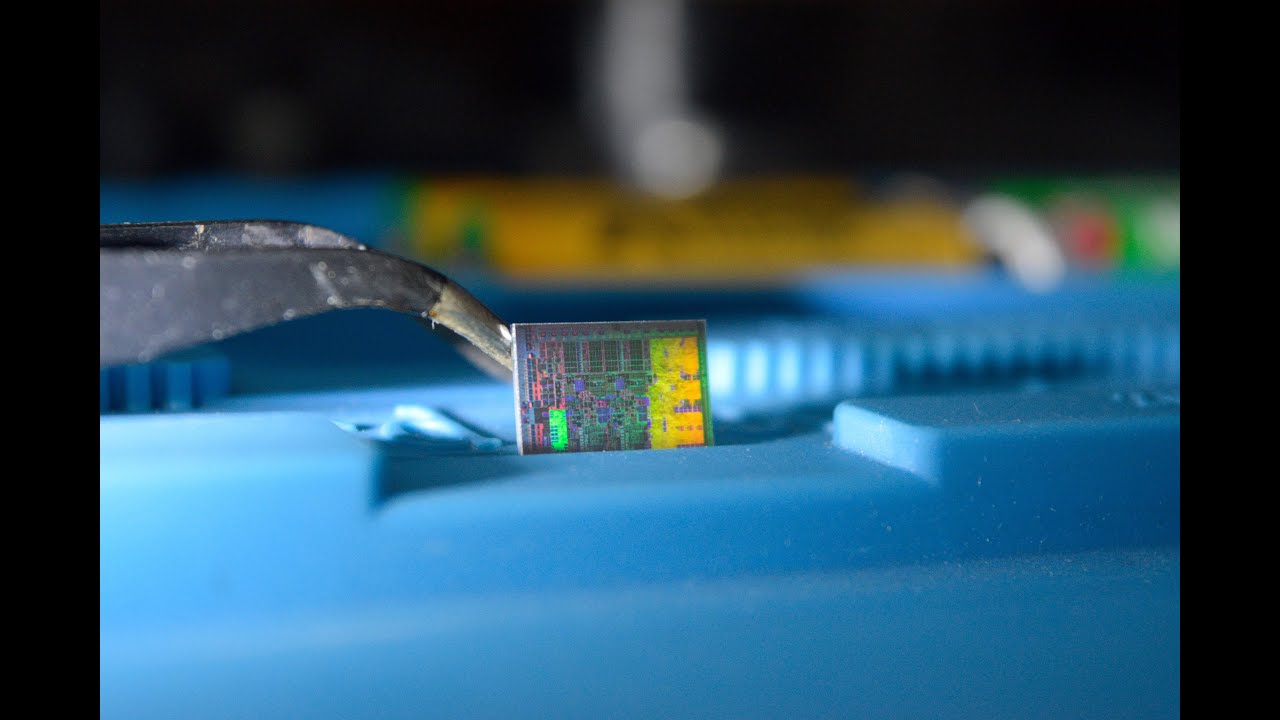 Creating Intel CPU die shot without the need for sanding