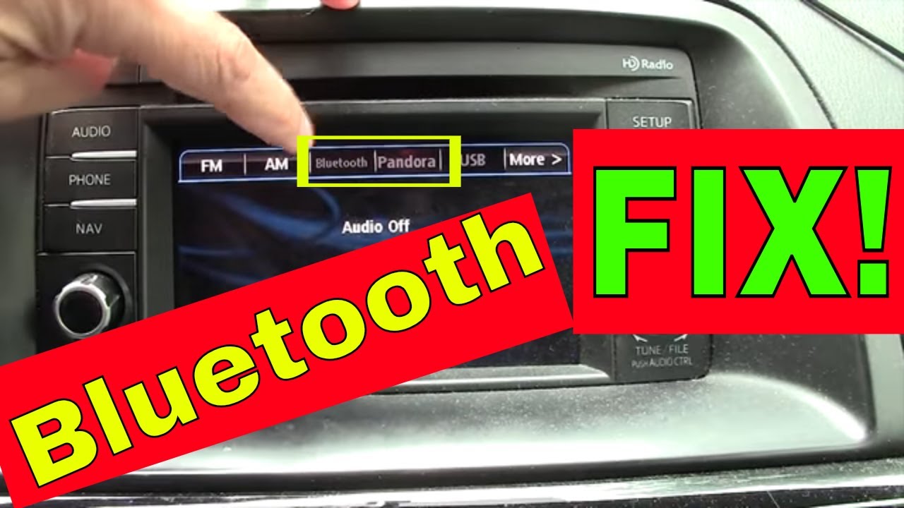MAZDA Bluetooth SECRET FIX - исправьте или соедините автомобильный Bluetooth через 20 секунд