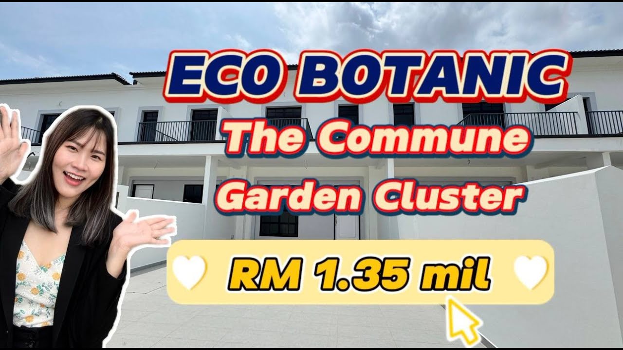 SUPER CHEAP BRAND NEW Cluster @ Eco Botanic 😱 | Freehold RM1.35Mil | The Commune新山超便宜全新双层Cluster永久地契