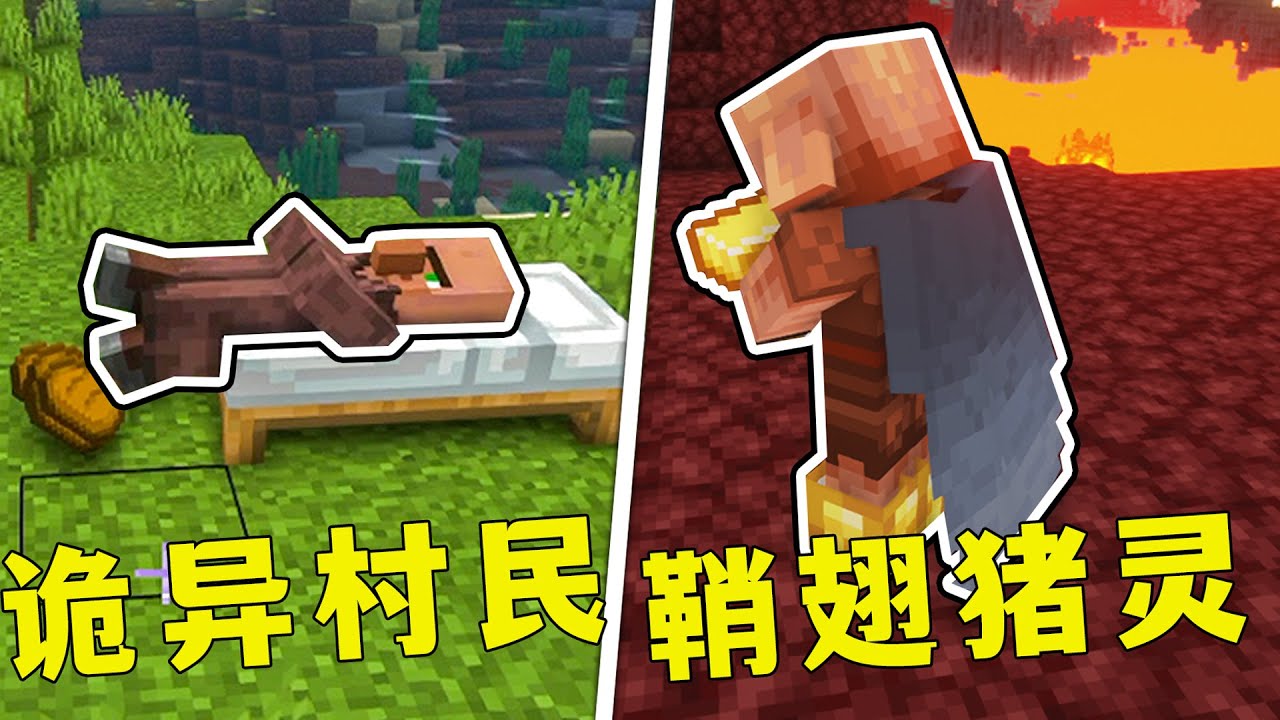 我的世界：詭異村民，鞘翅豬靈，關於MC的五個冷知識！