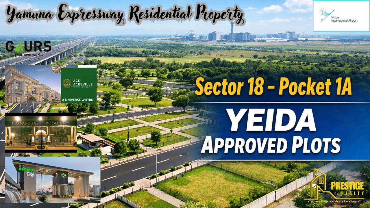 Yamuna Expressway Residential Plots Current Price || Yeida Premium Plots 