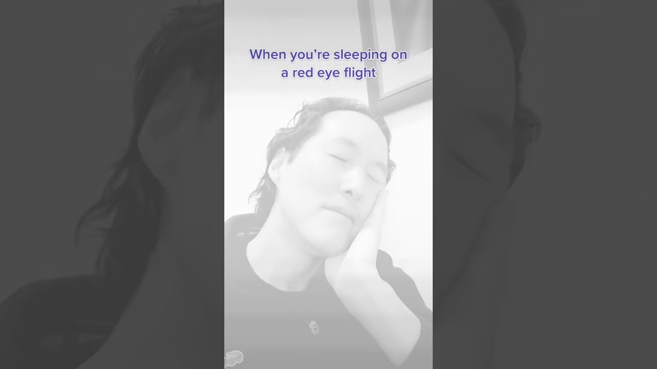 When They Turn the Lights Back on During a Red Eye Flight&hellip; #shorts #redeye