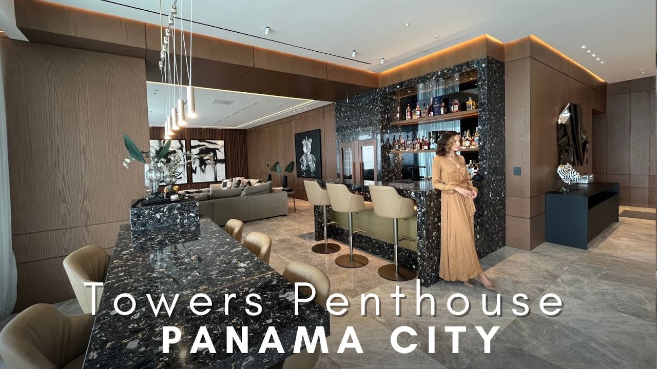 Luxurious Panama Penthouse Tour | The Towers Paitilla #panamacity
