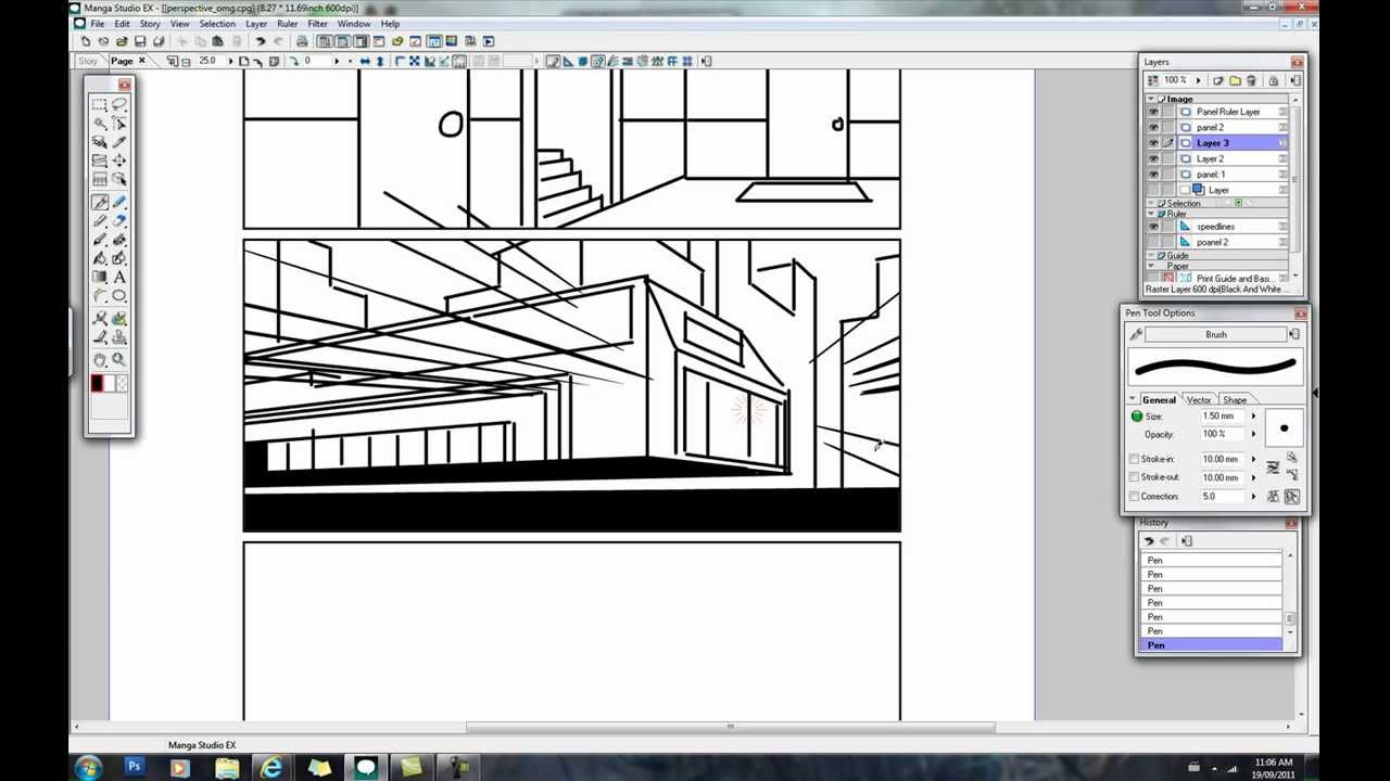 Perspective Rulers in Manga Studio - Scribbles with Jonathan