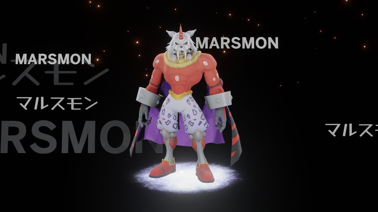 Marsmon マルスモン Full Digivolution