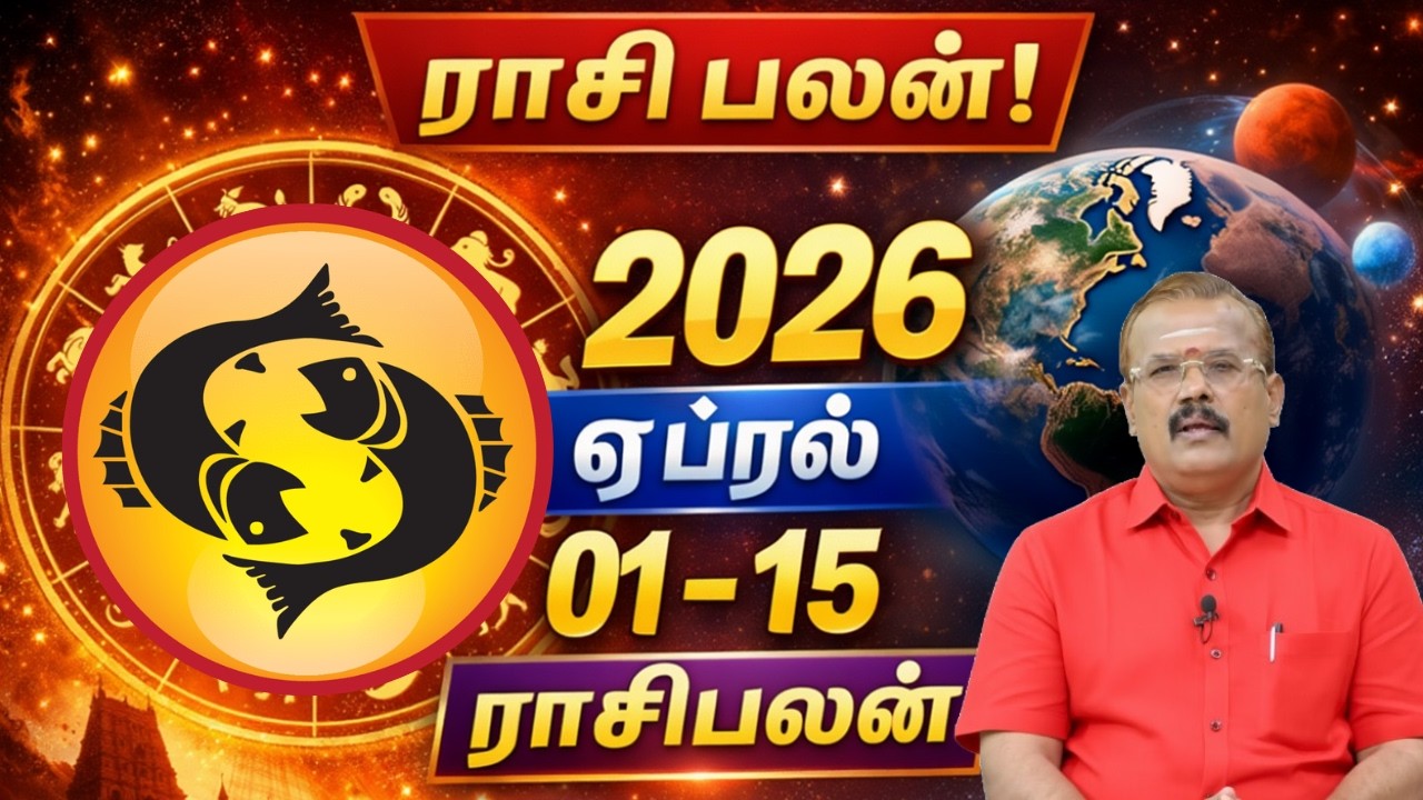 மீனம் ராசி 2026 | உங்கள் வாழ்க்கையில் நடக்கப்போகும் மாற்றம் | Pisces April month 1 to 15 Prediction