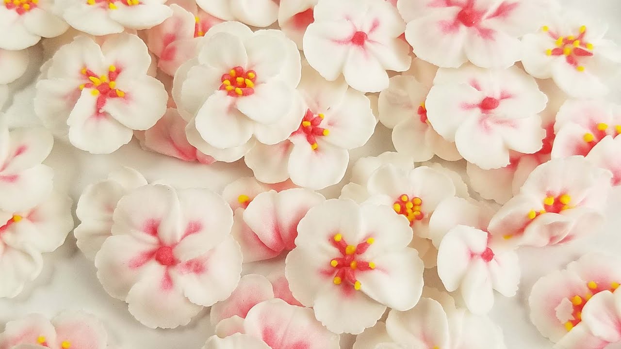 CHERRY BLOSSOM ROYAL ICING FLOWERS