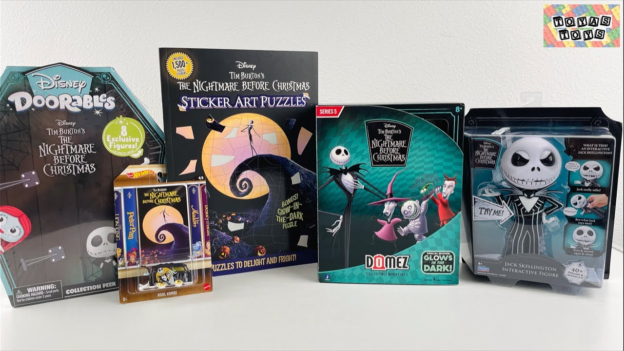 Nightmare Before Christmas Disney Unboxing Toys Review l Jack Skellington Interactive Figure