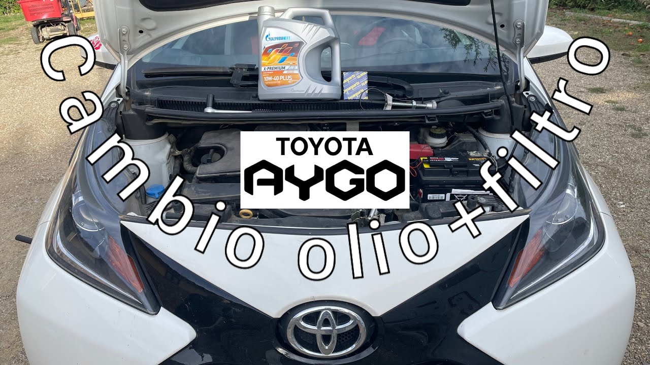 TUTORIAL: CAMBIO OLIO MOTORE+FILTRO SU TOYOTA AYGO 1.0 VVT-i BENZINA, ULTIMO MODELLO! (TAGLIANDO)